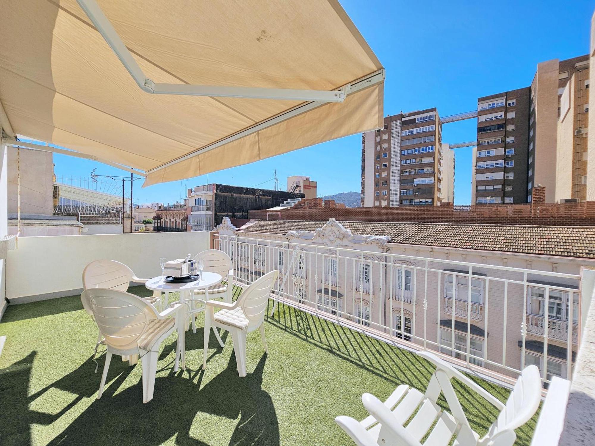 Atico A Cartagena Centro Historico Parking Apartment ภายนอก รูปภาพ