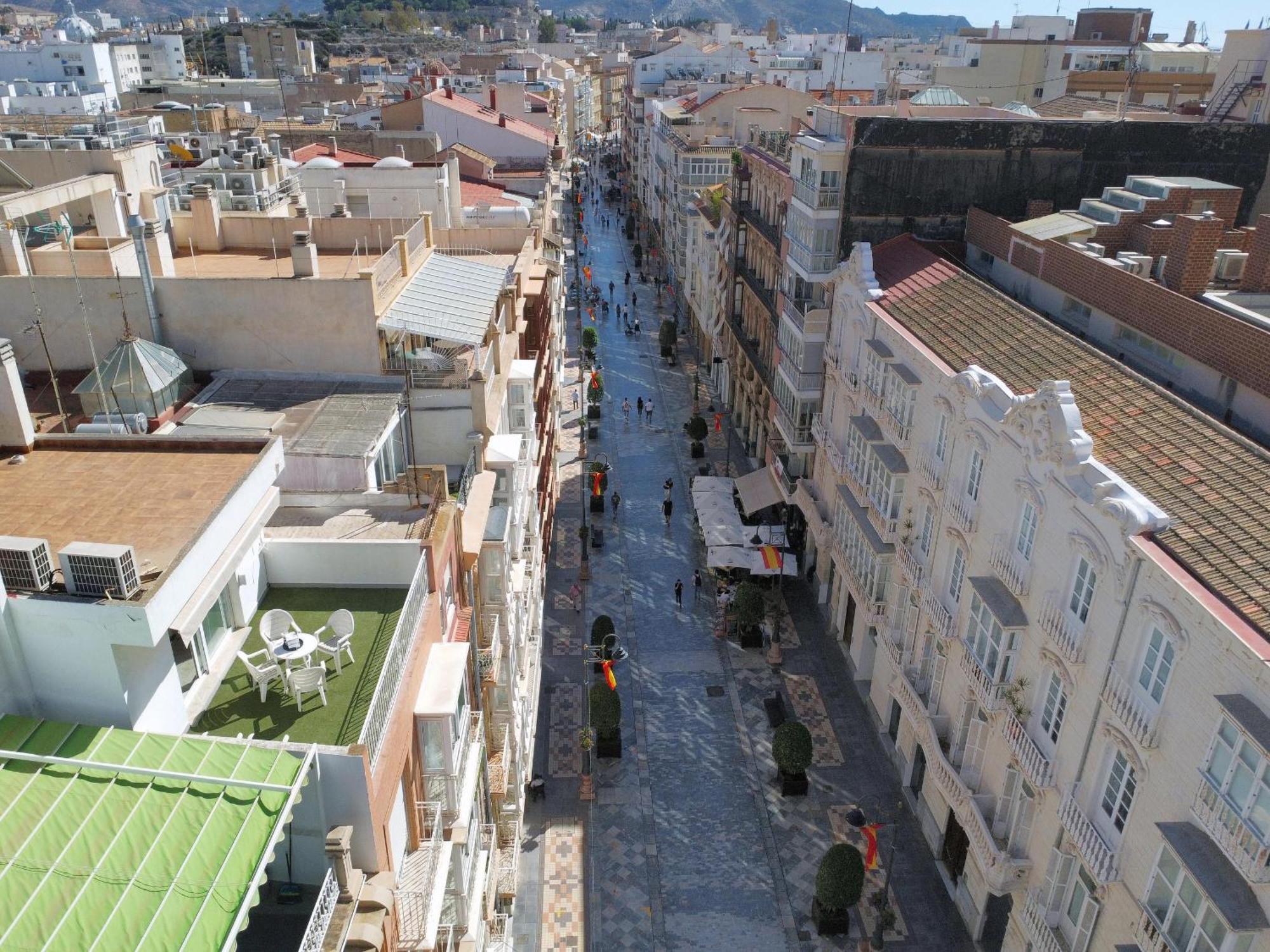 Atico A Cartagena Centro Historico Parking Apartment ภายนอก รูปภาพ